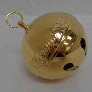 Wallace silversmith gold-plated bell Ornament 2004